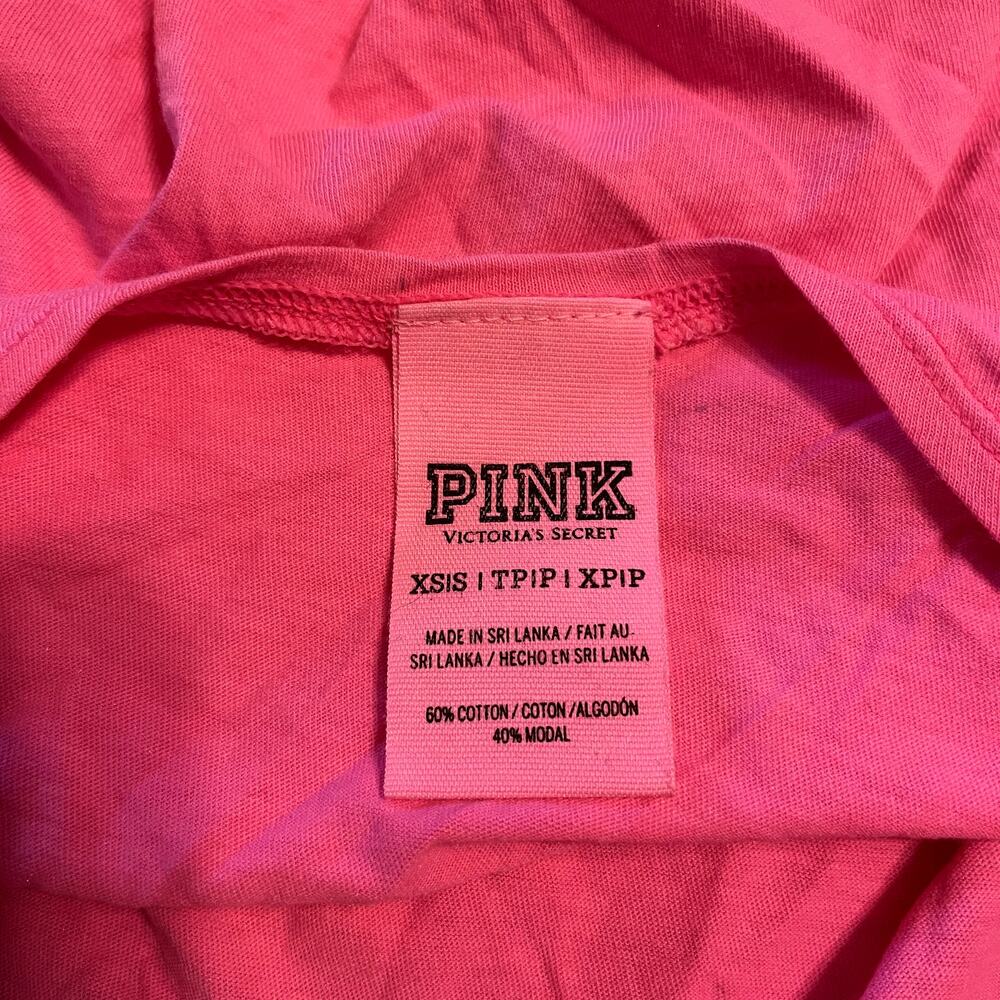 Victoria's Secret PINK Tee Womens XS / S Backless Casual T-Shirt Short Sleeve - Picture 3 of 3